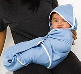 American Apparel Style 7046 - Infant Interlock Receiving Blanket, White