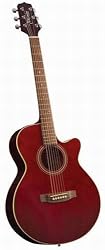 Takamine G Series G260C-WR FXC Acoustic Guitar, Wine Red