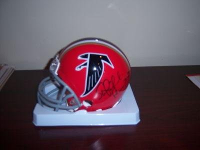 Steve Bartkowski Signed Mini Helmet - W coa - Autographed NFL Mini Helmets