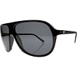 Electric Hoodlum Sunglasses - Electric Men's Polarized Casual Eyewear - Gloss Black/Grey Poly