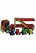 Wooden Transporter Lorry - Includes 4 Wooden Cars - Wooden Toy