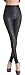 Fashion Punk Black High Waist Faux Leather Leggings