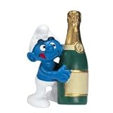 Bottle Smurf Toy Figurine