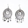 Sterling Silver Earrings for Girls 2.50 inches (ers207)