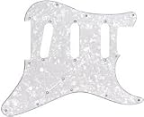 GUITAR TECH S-Type Scratchplate White Pearloid