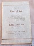 Donaldson Antique and Auction Company Dispersal Sale - January 25 - 26 - 27 - 1949 (Part II)