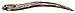 France Luxe Long Tooth Chignon Pin - Onyx