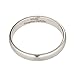 White Tungsten Carbide 3mm Polished Classic Wedding Ring