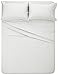 Pinzon 400-Thread-Count 100% Egyptian Cotton Hemstitch Queen Sheet Set, Eggshell