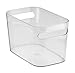 mDesign Deep Plastic Bathroom Vanity Storage Bin with Handles - Organizer for Hand Soap, Body Wash, Shampoo, Lotion, Conditioner, Hand Towel, Hair Brush, Mouthwash - 10