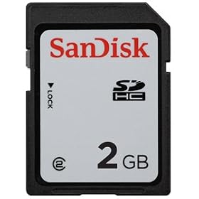 SanDisk 2GB SD Memory Card (SDSDB-2048, Bulk Package)