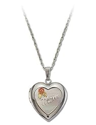 Landstroms Black Hills Silver Mothers Heart Locket - PE800SS