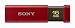 SONY ノックスライド式USBメモリー ポケットビット 16GB ハイスペック レッド USM16GLX RAの画像