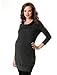 Hot Deals A Pea in the Pod: Inner Bliss Long Sleeve Cowl Neck Drape Front Maternity Tunic Stores Online
