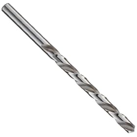 Cleveland 2006 Style High Speed Steel Jobbers' Drill Bit, Left Hand, Uncoated (Bright), Round Shank, 118 Degree Conventional Point, 5/16" (Pack of 5)