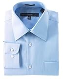 Perry Ellis Men's Long Sleeve Wrinkle Free Shirt,Della Robbia,18 36/37