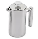 Grunwerg Double-wall Straight Sided Cafetiere, 3 Cup