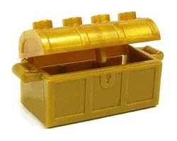 Treasure Chest (Pearl Gold) - LEGO Accessory