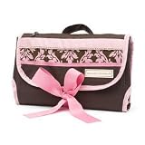 Pink Damask Diaper Clutch