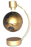 Stellanova 4 Floating Globe - Gold/Brown with Gold Base