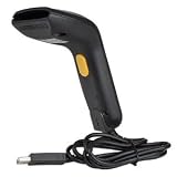 USB Handheld CCD Barcode Scanner (Black)