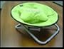 20" Lime Green Canvas Designer Dog Cat Chair & Pillow by Bucchi