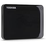 Toshiba Canvio Connect II 1TB Portable Hard Drive, Black (HDTC810XK3A1)