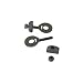 SNAFU Peg Locks 14mm Pair Black
