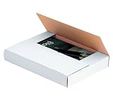 Multi Depth White Bookfold 11 1/8 x 8 5/8 x 1/2, 1, 1 1/2, 2 (M1BK) Category: Mailers and Pouches