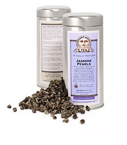 Golden Moon - Jasmine Pearls Green Tea - 5oz Tin by Golden Moon Tea