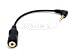 System-S 2.5 mm to 3.5 Audio Headphone Adapter Converter Cable for HTC Blueangel Harrier Alpine Motorola e1000 MPX 200