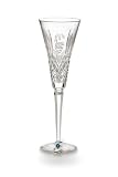 Kitchen & Housewares : Waterford Crystal Twelve Days Seventh Edition Flute, Seven Swans A Swimming