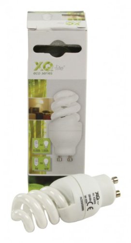 Energiesparlampe, GU10/230V/9W-827, Spirale