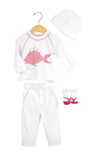 Elegant Baby Tropical Fashion Set- 6 mos-Fish