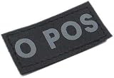 Matrix Military Spec. 50mm Blood Type Patch w/ Velcro - O POS