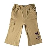 Girls Cargo Pants, Tan - Available in Various Sizes