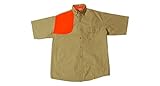UPC 617867109137 product image for Bob Allen HU126 High Prairie Short Sleeve Hunting Shirt, Tan/Orange, Large - HU1 | upcitemdb.com