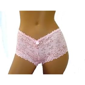 3 PACK Soft Sexy Stretch Lace Boyshorts - 9 Colors! (See Size Notes)