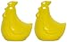 Stoneware Pottery Yellow Chickens Salt and Pepper Shakers 3.25"H 2 Sets of 2