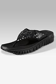 Step-Tone™ Sequin Flip-Flops with Nature-Step Technology™