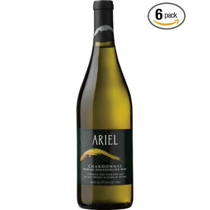 Ariel Chardonnay Non-alcoholic White Wine 6 Pack