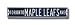 TORONTO MAPLE LEAFS "TORONTO MAPLE LEAFS AVE" Authentic METAL STREET SIGN (6" X 36")