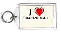 I Love Baha'u'llah Keychain
