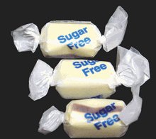Banana Salt Water Sugar Free Taffy, Bulk lb by Sugar Free Candy Man
