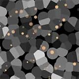 ArtScape 7' Silver Cells Pool Table Cloth