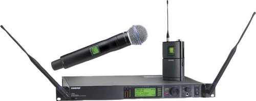 Shure UR124S/Beta58 Combo Wireless System, H4