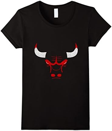 Women's Chicago Bulls T-Shirt Logo Parod Sport Games NBA Small Black
