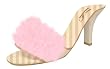 High Heel Wine Bottle Holder Pink Fur