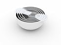 Joseph Joseph Nest 8 Mixing Bowls, White
