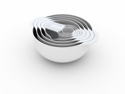 Joseph Joseph Nest 8 Mixing Bowls, White